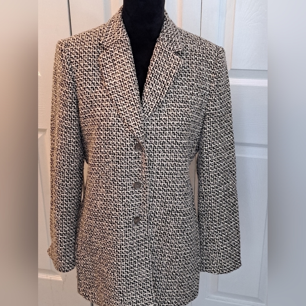 Austin Reed Wool/Mohair Blend Blazer/Coat Size 10